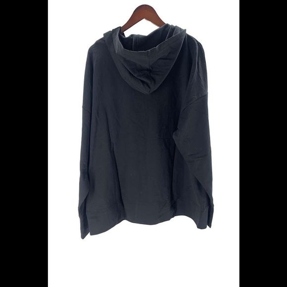 Seed to Style Organic Cotton French Terry Zip-Up Hoodie Black - Regular - Picture 2 of 2